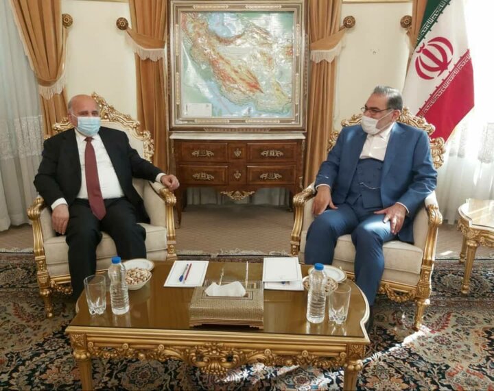 دیدار وزیر خارجه عراق با دبیر شورای عالی امنیت ملی