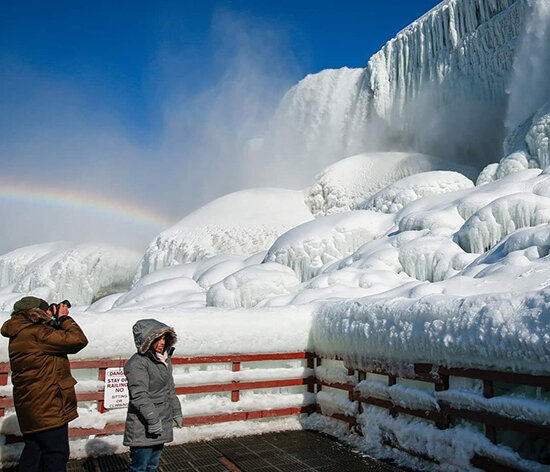 یخ زدن آبشار نیاگارا / تصاویر