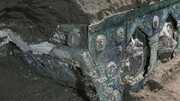 کشف ارابه قدیمی مربوط به دوره روم باستان زیر خاکسترهای آتشفشانی / تصاویر