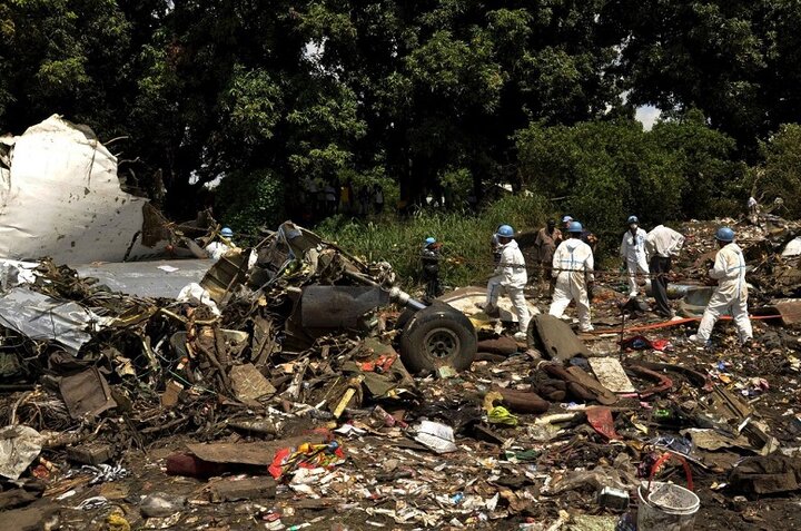 ۱۰ کشته در پی سقوط یک هواپیمای سودانی 
