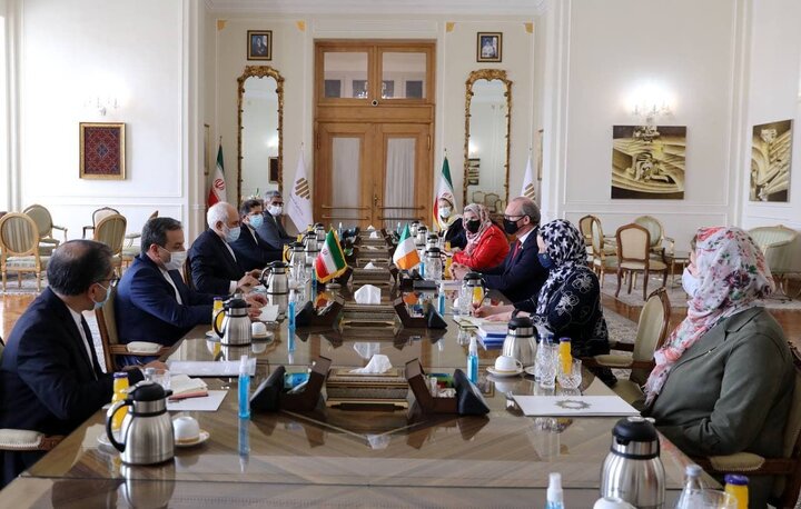 دیدار وزرای خارجه ایران و ایرلند در تهران