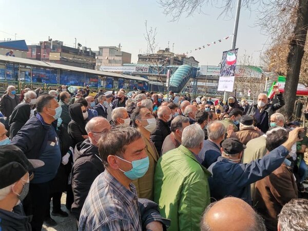 در تجمع روز گذشته بازنشستگان یک نفر دستگیر شد