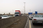 ترافیک پرحجم در برخی جاده های خراسان رضوی در روزهای پایانی سال