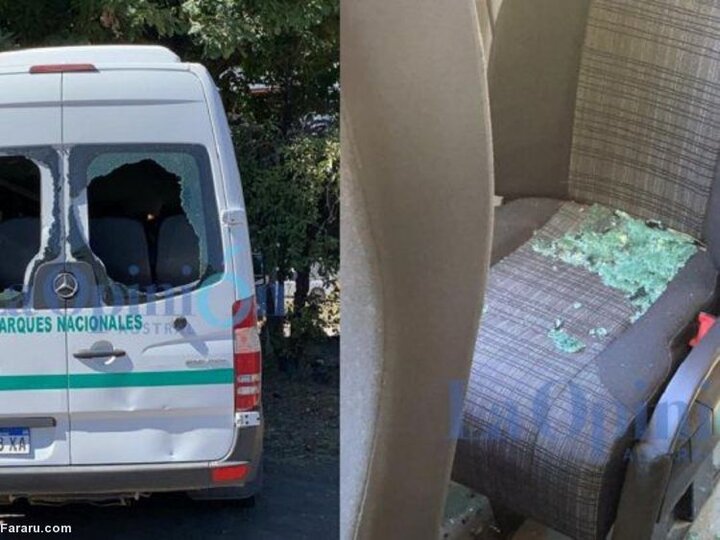 پرتاپ سنگ و حمله به خودروی رئیس جمهور آرژانتین / تصاویر