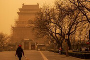 تصاویری از طوفان شن وحشتناک در چین /فیلم