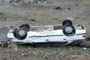 ۶ کشته و مصدوم در پی واژگونی سمند در جاده مشگین شهر - پارس آباد