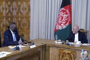 دیدار وزیر دفاع آمریکا با رئیس جمهور افغانستان