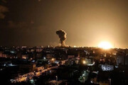 حمله هوایی جنگنده‌های رژیم صهیونیستی به غزه / فیلم