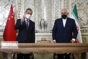 ابراز خرسندی ظریف از دیدار با همتای چینی‌اش در تهران