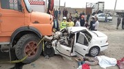 ۵ کشته بر اثر تصادف کامیون با سمند در نیشابور