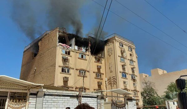 انفجار گاز آپارتمان مسکونی در کیان‌آباد اهواز / فیلم