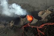 تصاویر هوایی زیبا از آتشفشان فوران کرده ایسلند / فیلم