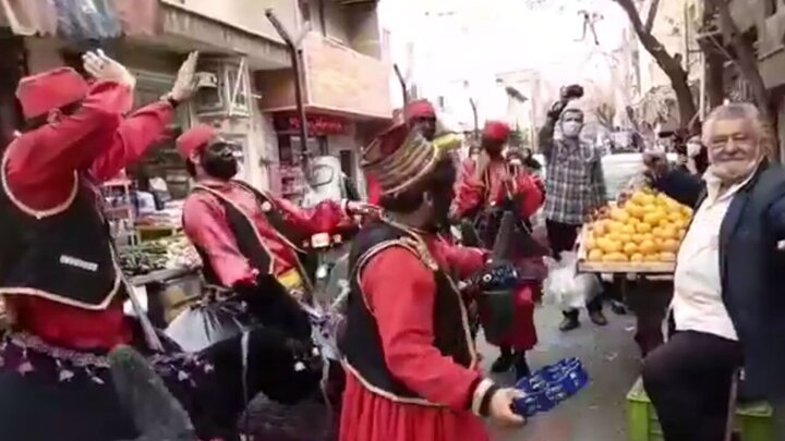 اجرای جذاب سیاه‌بازی در تعطیلات نوروزی پایتخت / فیلم