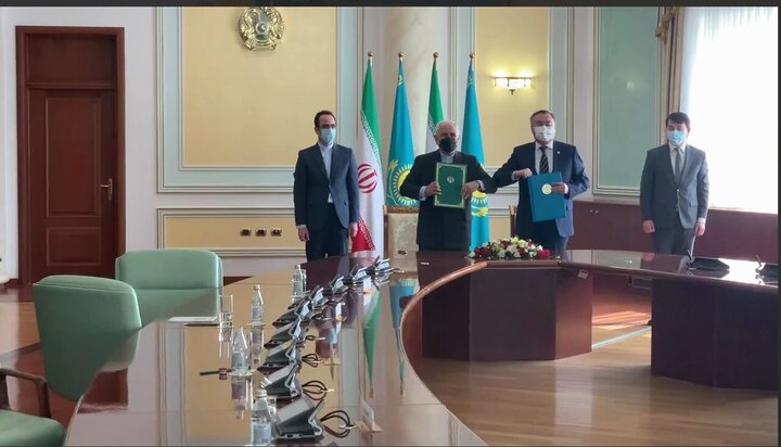 ایران و قزاقستان برنامه همکاری امضا کردند