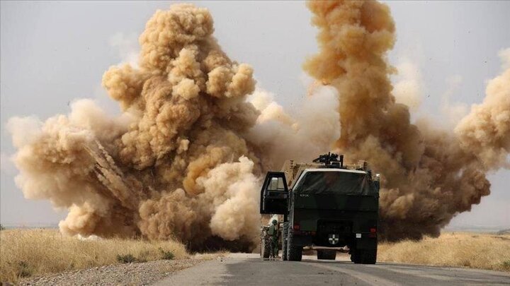 انفجار در مسیر کاروان ائتلاف بین المللی در عراق