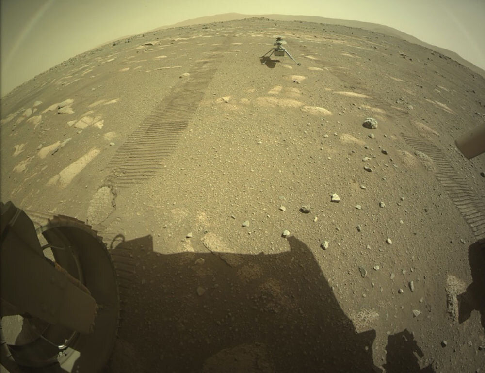 گزارش تصویری از فرود بالگرد ناسا در کره مریخ