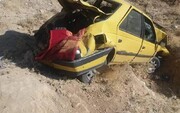 واژگونی هولناک تاکسی بین شهری در کرمان/ آمار کشته‌ها اعلام شد