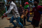 ۸۲ کشته در جریان اعتراضات در میانمار