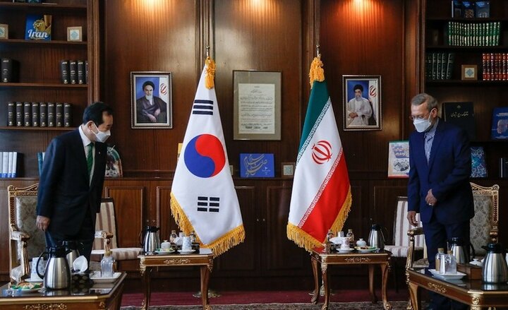دیدار نخست‌وزیر کره جنوبی با علی لاریجانی / تصاویر