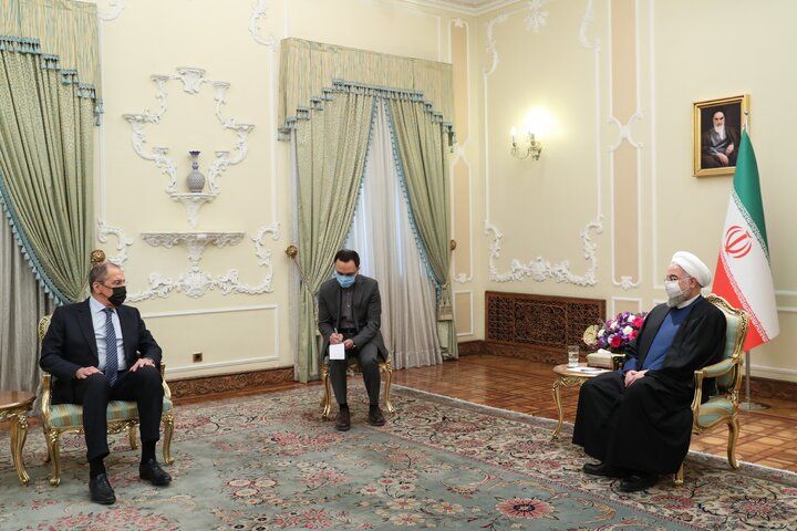 وزیر خارجه روسیه با روحانی دیدار کرد