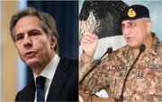 گفت و گوی تلفنی بلینکن با فرمانده ارتش پاکستان
