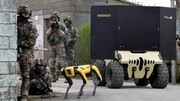 مانور ارتش فرانسه به همراه ربات‌های جنگی / فیلم