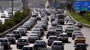 ترافیک شدید در آزادراه کرج-تهران