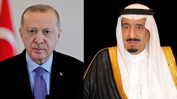 رجب ‌طیب اردوغان با پادشاه عربستان تلفنی گفت و گو کرد