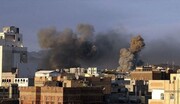 بمباران مناطقی در یمن توسط جنگنده‌های ائتلاف سعودی
