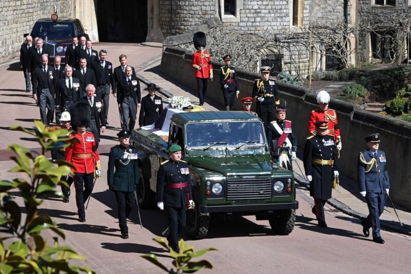 مراسم خاکسپاری همسر ملکه انگلیس / تصاویر