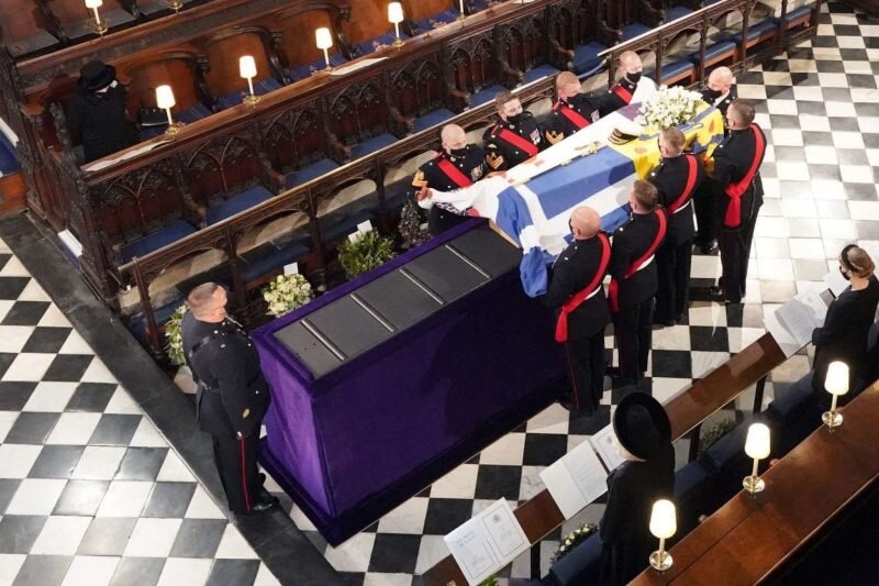 مراسم خاکسپاری همسر ملکه انگلیس / تصاویر