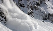 سقوط وحشتناک بهمن و مدفون شدن اسکی‌بازان زیر برف / فیلم