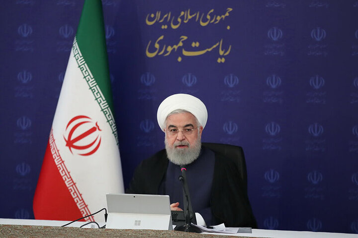 روحانی: با سارقان فایل صوتی قاطعانه برخورد شود / فیلم