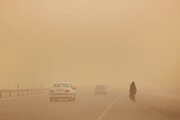 تصاویری از طوفان شن در ایرانشهر / فیلم