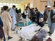 انفجار جلوی مدرسه دخترانه در کابل و جنازه‌های افتاده بر زمین / فیلم