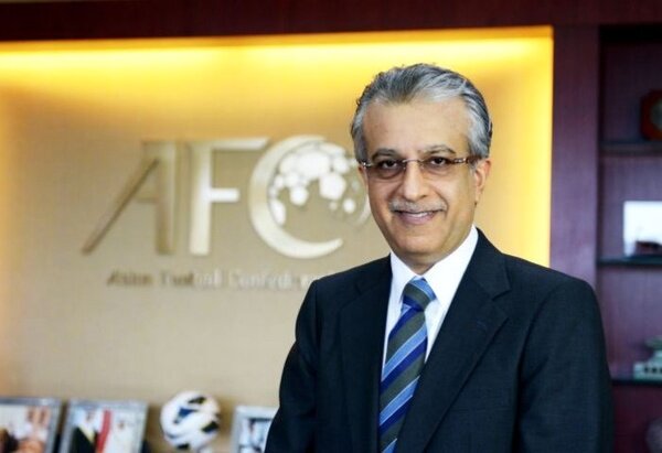 پیام تبریک شیخ سلمان به رییس فدراسیون فوتبال ایران