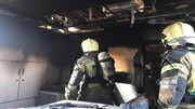 آتش سوزی در بیمارستان بقیه الله تهران / جزئیات