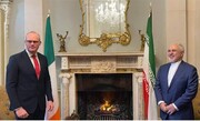 دیدار ظریف با وزیر امور خارجه ایرلند / عکس