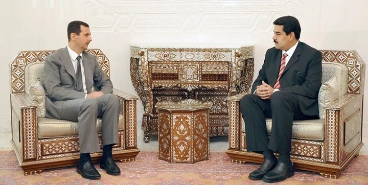 مادورو  به بشار اسد تبریک گفت