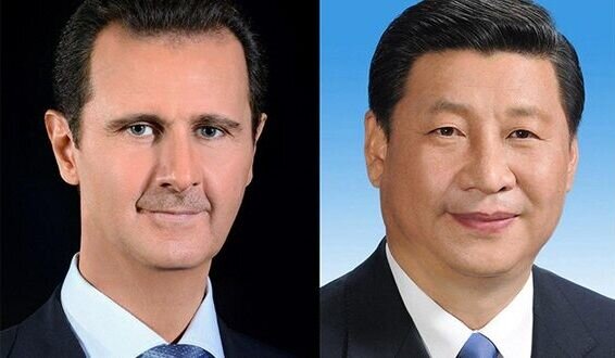 پیام تبریک رییس‌جمهور چین به بشار اسد
