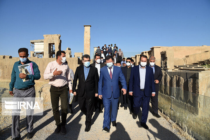  وزیر کشور تاجیکستان وارد شیراز شد