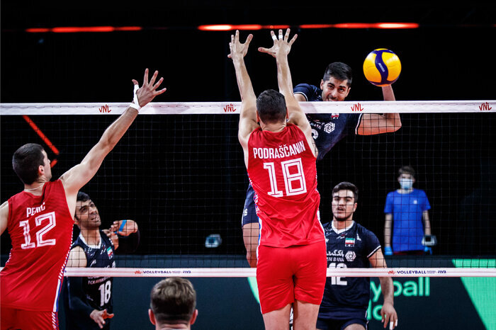 صربستان روند پیروزی‌های والیبال ایران را متوقف کرد