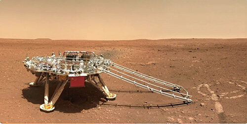 سلفی جالب روی سیاره مریخ! /  عکس