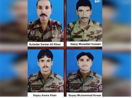 ۴ مرزبان پاکستانی بر اثر انفجار مین کشته شدند