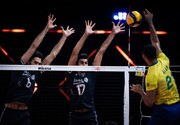 خلاصه دیدار تماشایی والیبال ایران ۱-۳ برزیل / فیلم