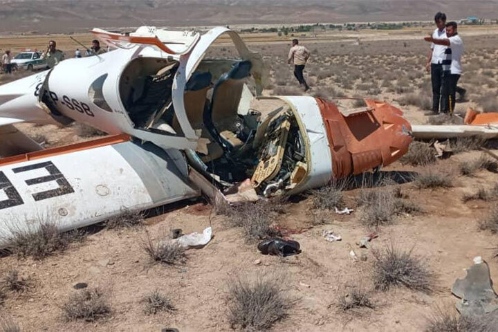  تصاویری از سقوط مرگبار هواپیما در بجنورد / فیلم