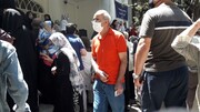 صف عجیب وشلوغ برای تزریق واکسن کرونا در تهران / فیلم وتصاویر