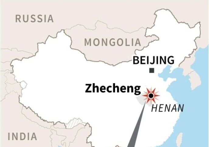 آتش گرفتن یک در مدرسه چین جان ۱۸ کودک را گرفت