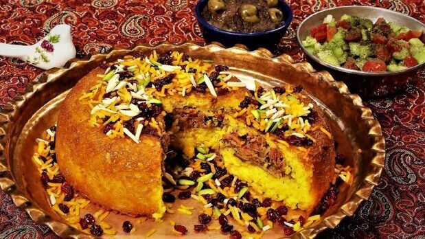 دستور پخت ته چین شیرازی خوشمزه و متفاوت + ترفندها