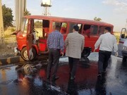 حادثه خونین در بزرگراه آزادگان / ۷ نفر مصدوم شدند